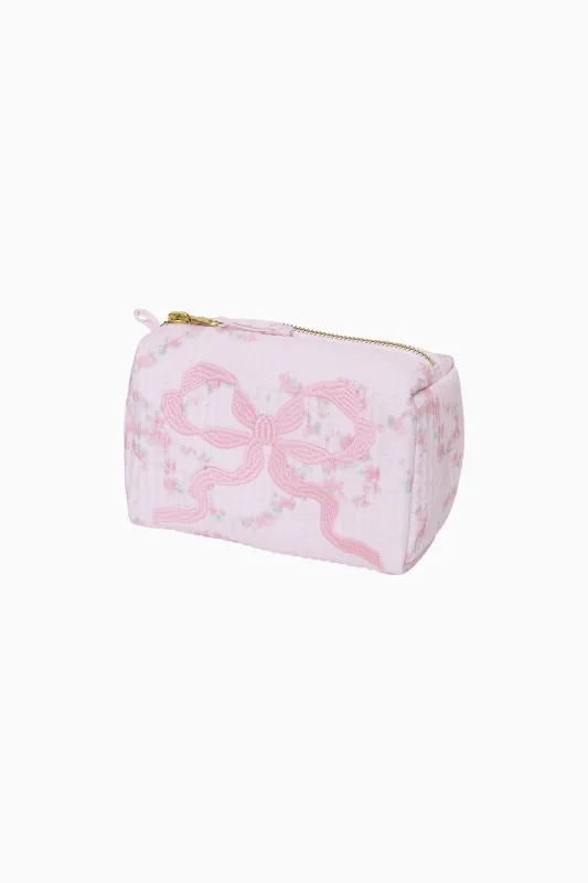 Mini Octavia Luna Rosa Fleur Pouch sold by LoveShackFancy
