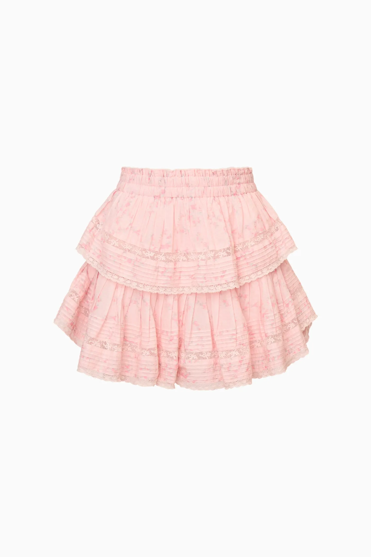 Ruffle Mini Luna Rosa Fleur Skirt sold by LoveShackFancy product image thumbnail 5