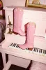 Cheek Heart Boots by City Boots sold by LoveShackFancy
