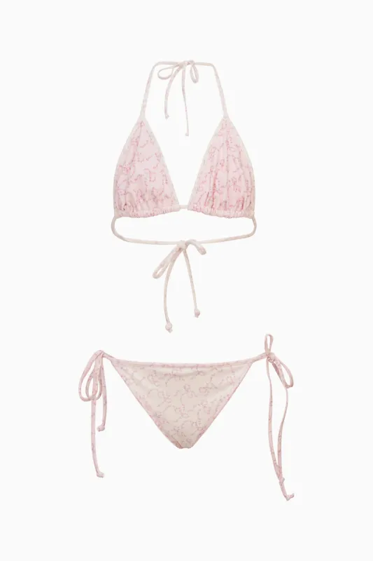 Tween Dannie Floral Bow Print Bikini sold by LoveShackFancy