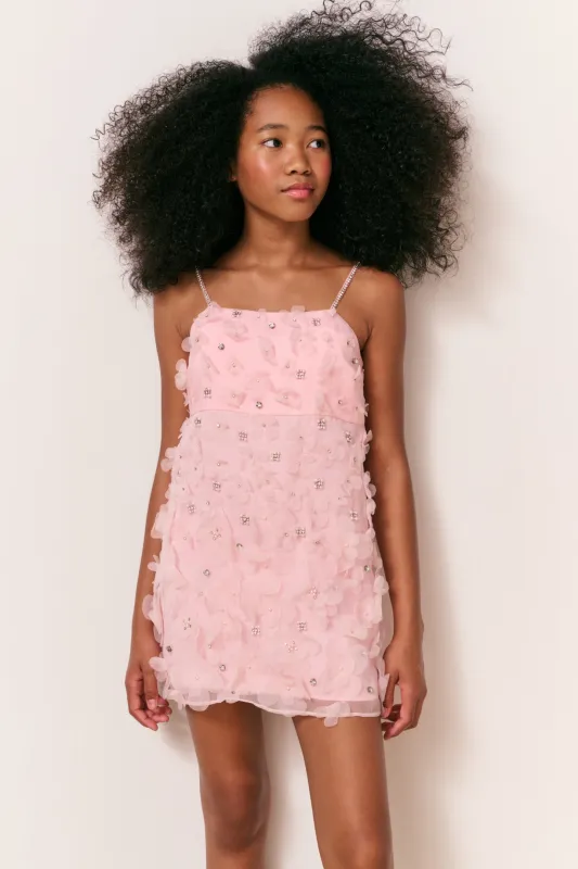 Girls Harolyn Floral Organza Dress sold by LoveShackFancy