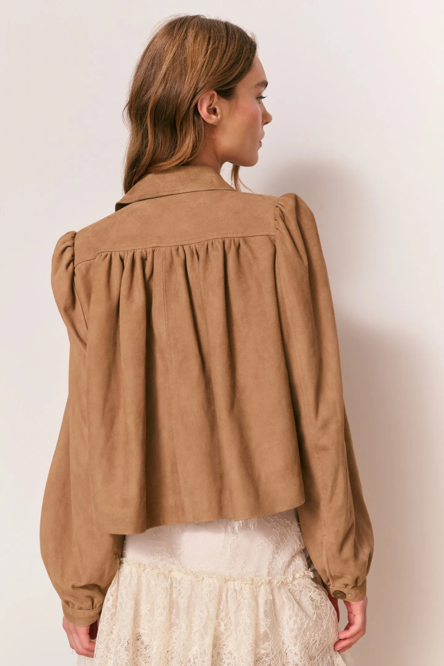 Eris Suede Jacket sold by LoveShackFancy product image thumbnail 4