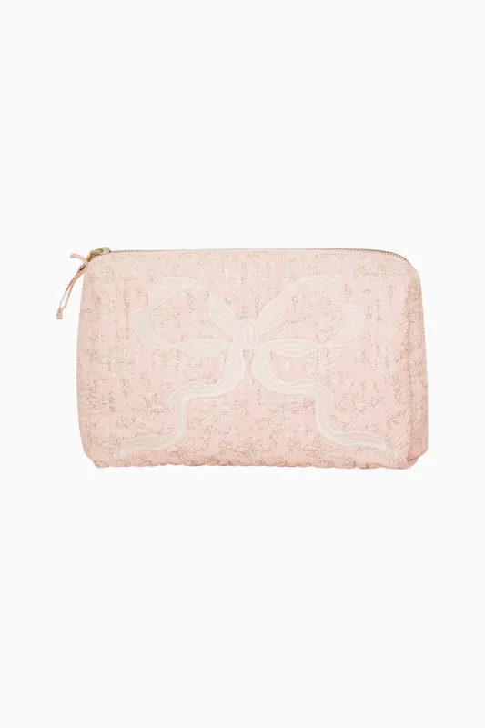 Secret Crush Octavia Cosmetic Pouch sold by LoveShackFancy
