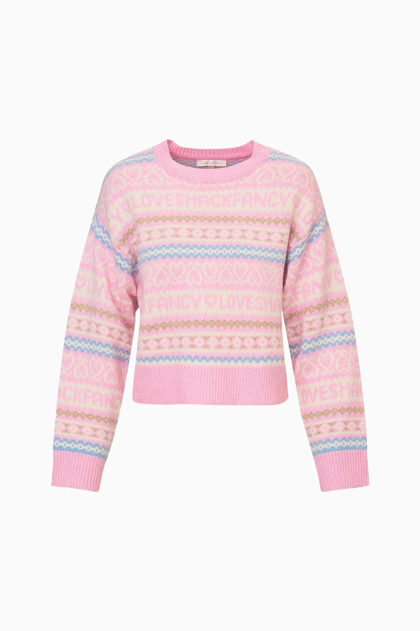Emberly Wool Fair Isle Pullover sold by LoveShackFancy product image thumbnail 4