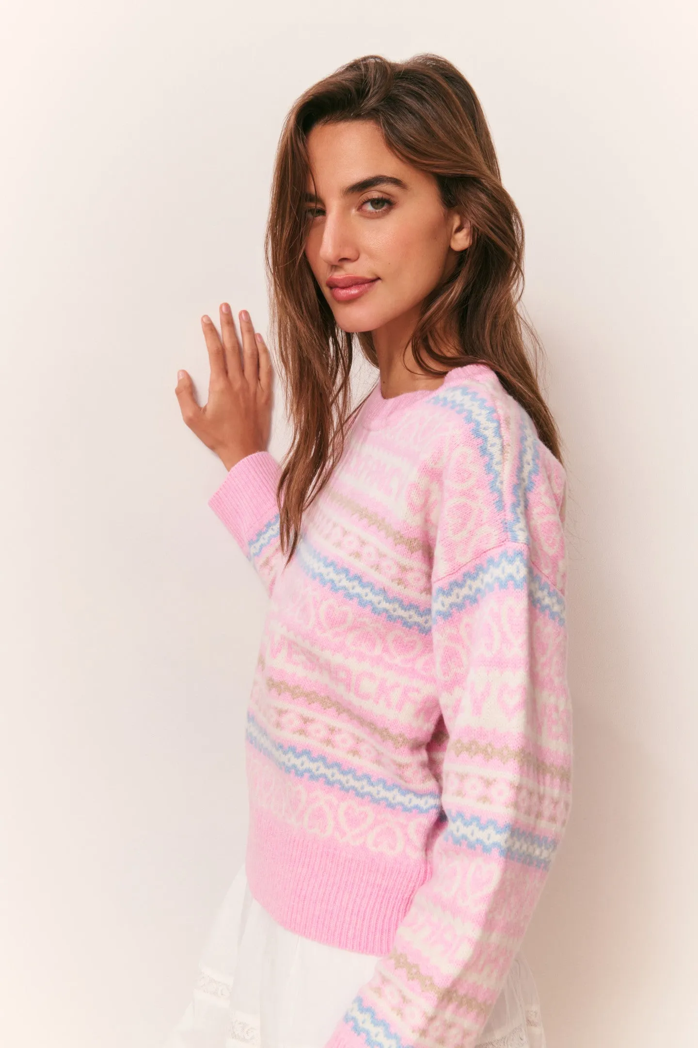 Emberly Wool Fair Isle Pullover sold by LoveShackFancy product image thumbnail 2