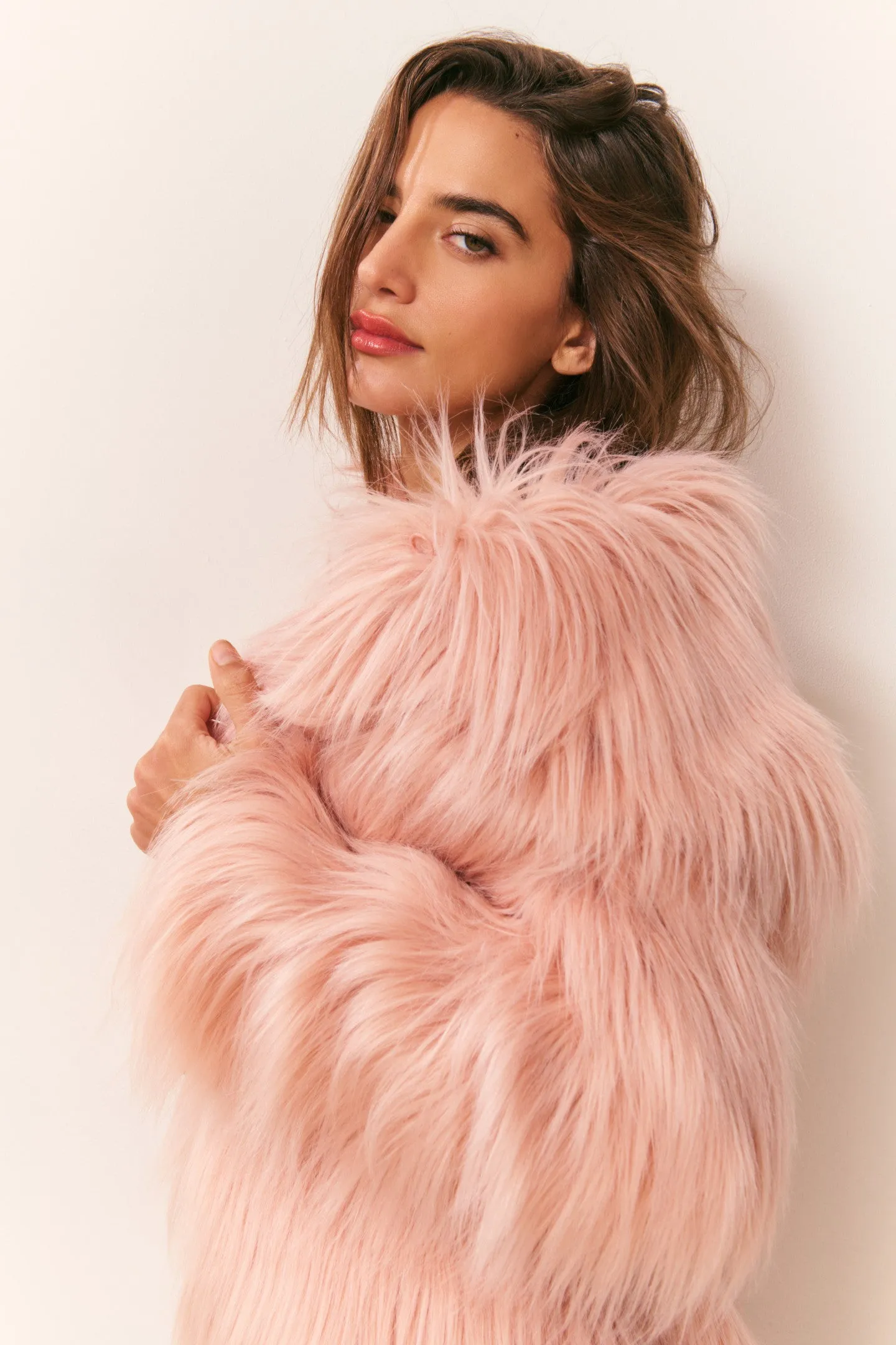 Valia Long Faux Fur Coat sold by LoveShackFancy product image thumbnail 5