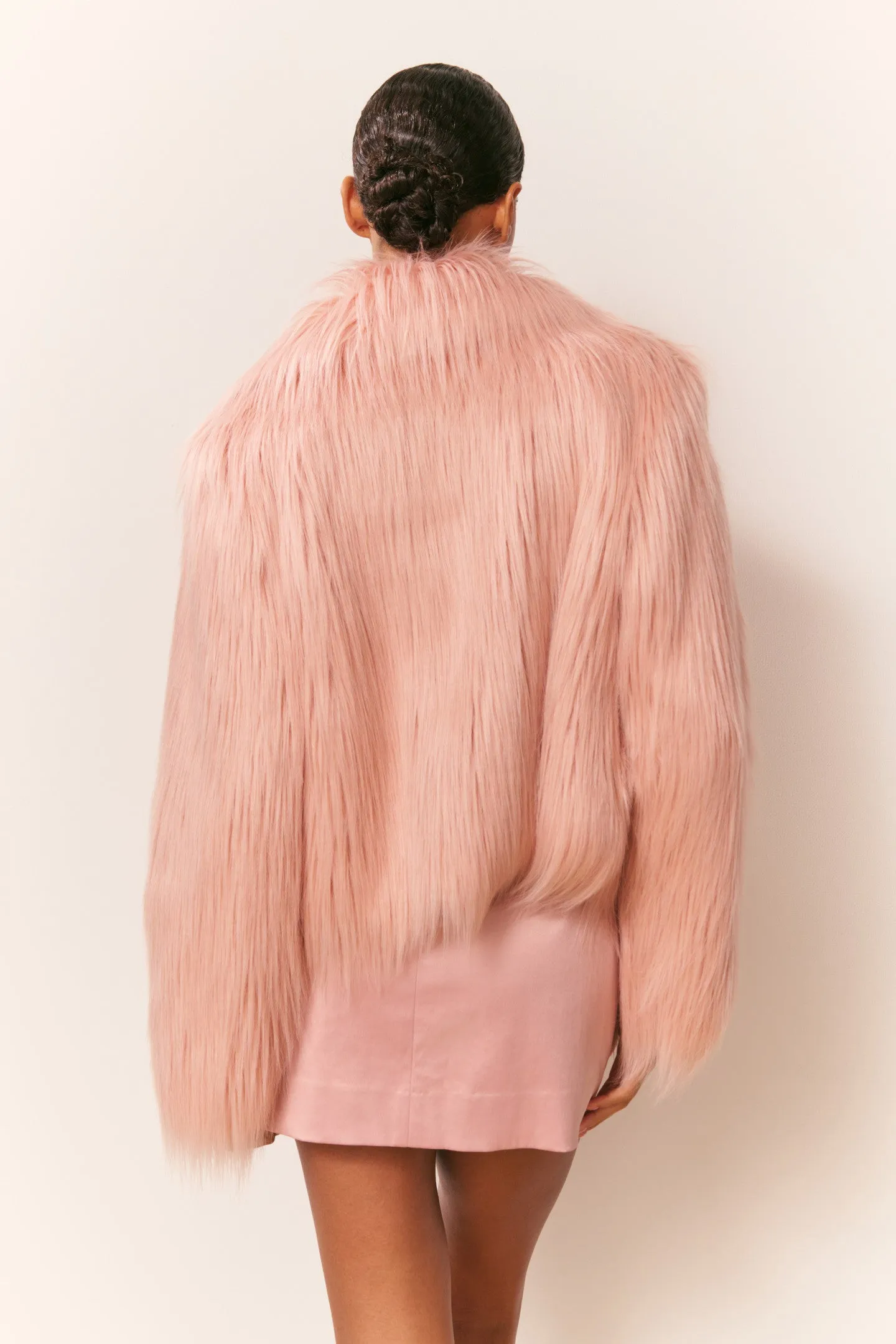 Fallon Faux Fur Jacket sold by LoveShackFancy product image thumbnail 2