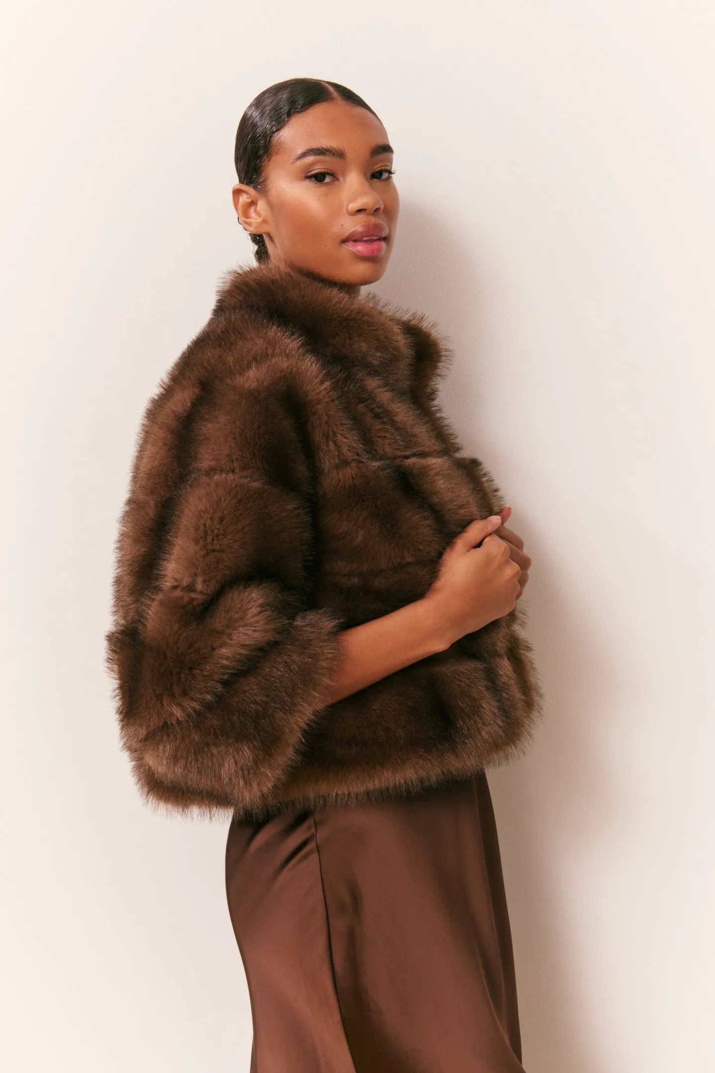 Gelman Faux Fur Jacket sold by LoveShackFancy product image thumbnail 5