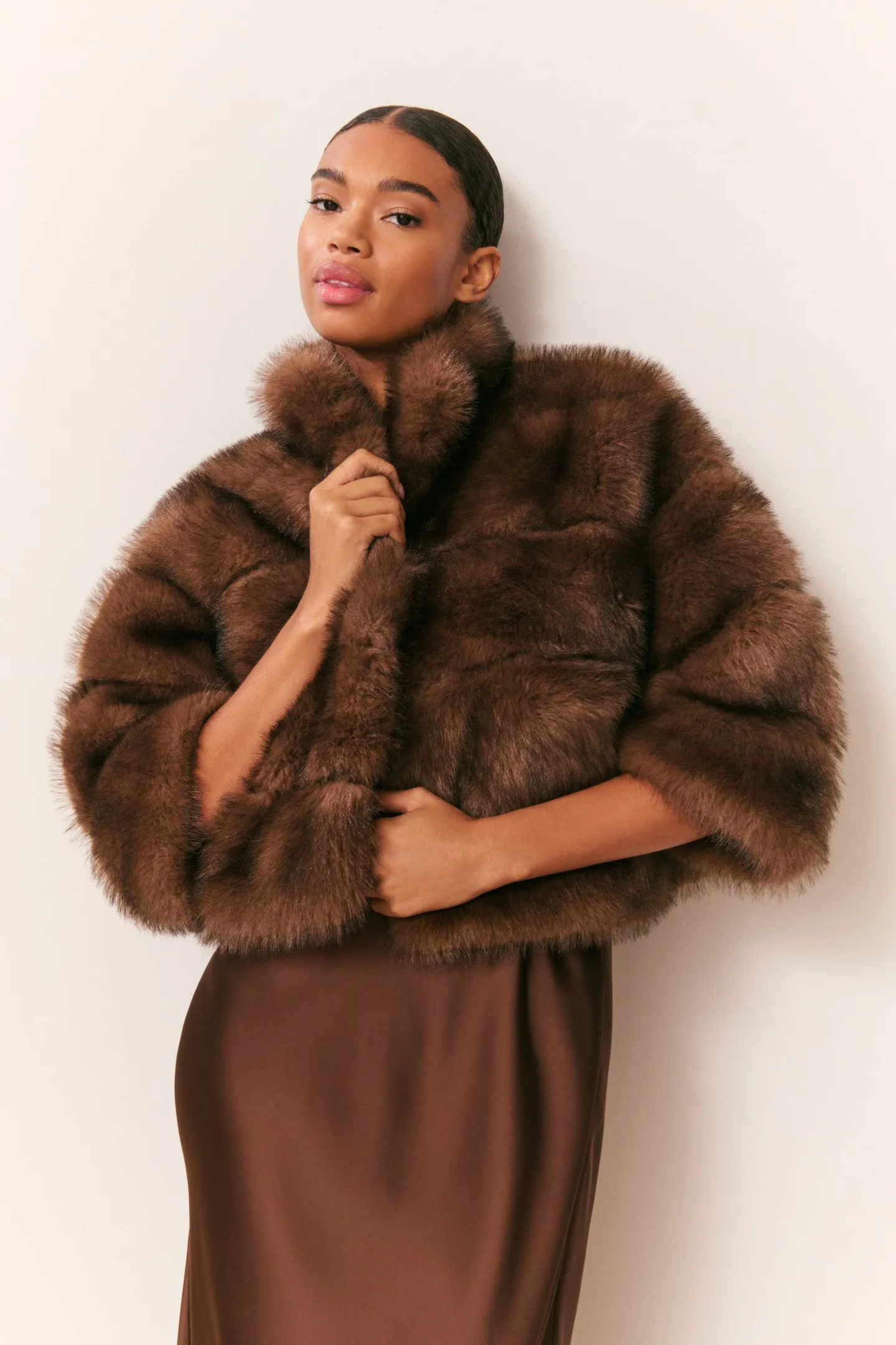 Gelman Faux Fur Jacket sold by LoveShackFancy product image thumbnail 4