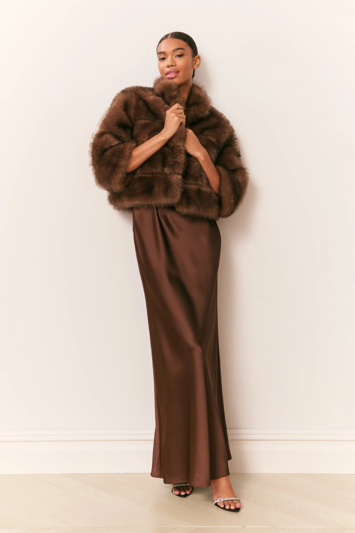 Gelman Faux Fur Jacket sold by LoveShackFancy product image thumbnail 2