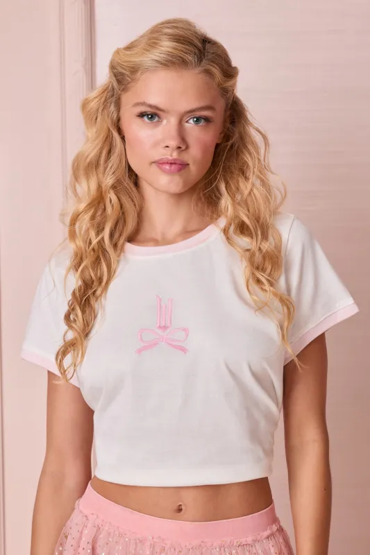 Wicked x LoveShackFancy Lia Tee - WIZARD WHITE sold by LoveShackFancy