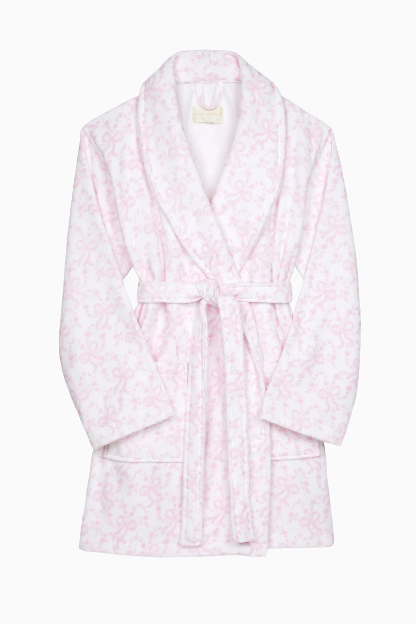 Indie Cotton Bow Print Bath Robe sold by LoveShackFancy