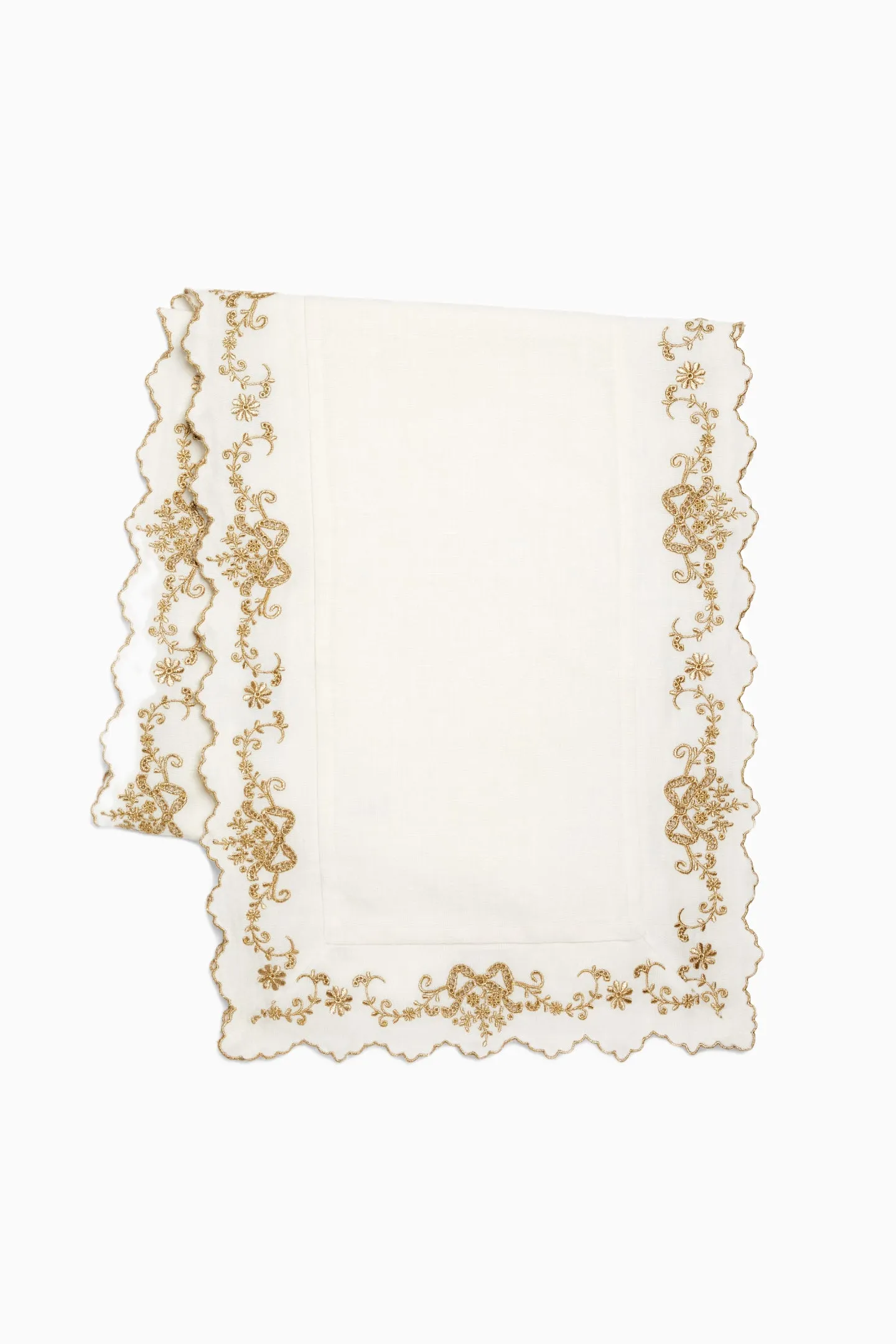 Gilded Bow Table Runner sold by LoveShackFancy product image thumbnail 2