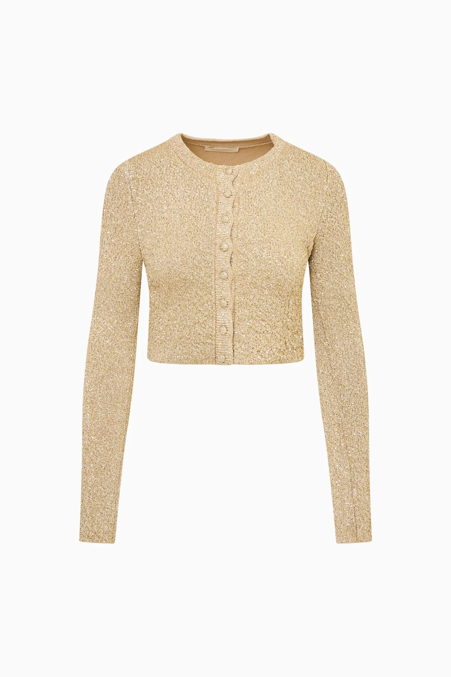 Ferra Sequin Stretch Knit Cardigan sold by LoveShackFancy product image thumbnail 5