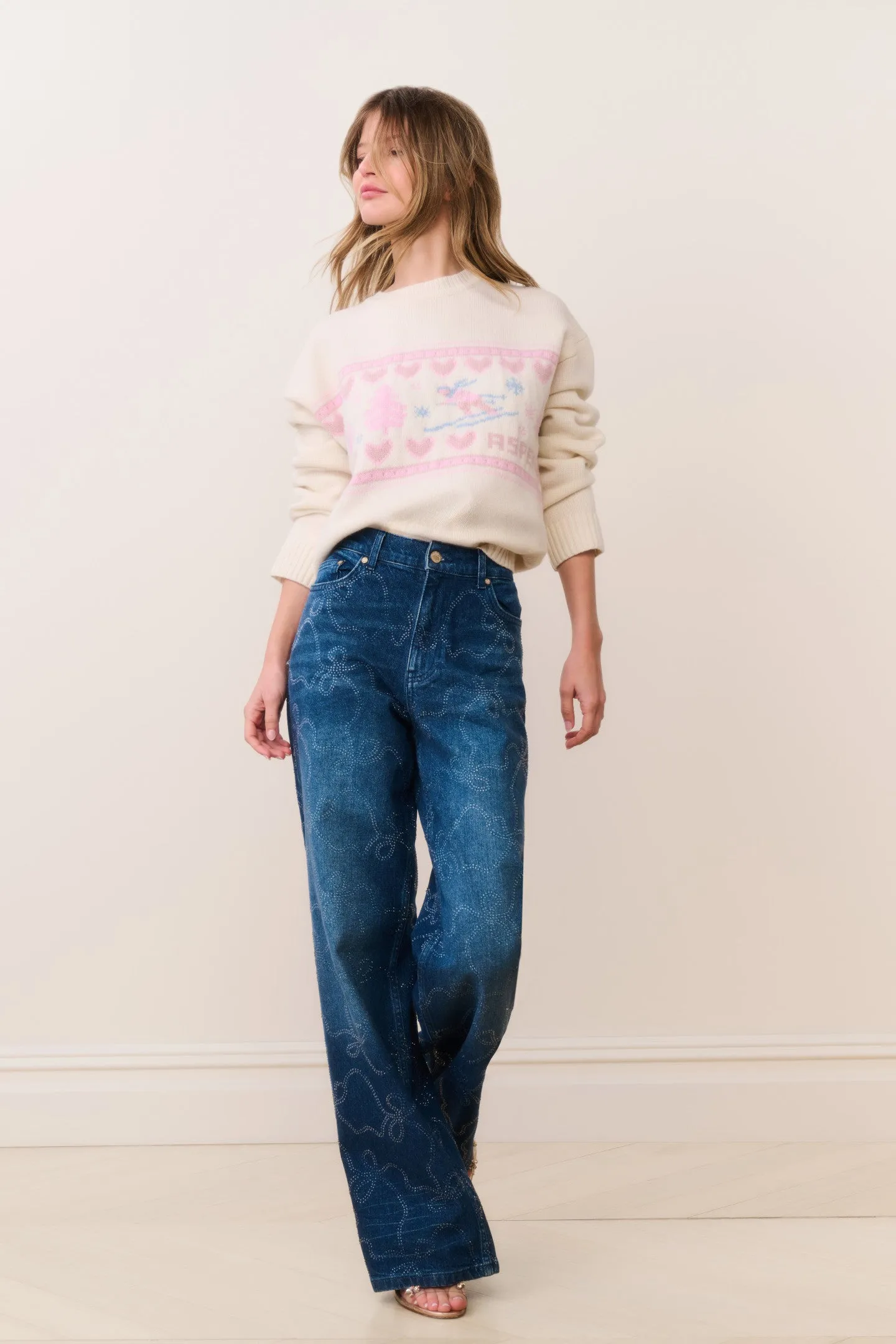 Francie Wool Jacquard Pullover sold by LoveShackFancy product image thumbnail 3