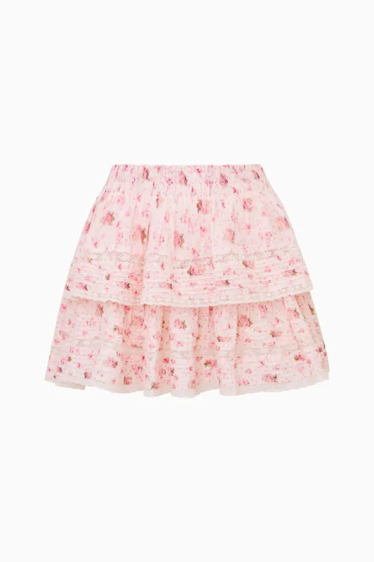Ruffle Mini Garden Floral Skirt sold by LoveShackFancy
