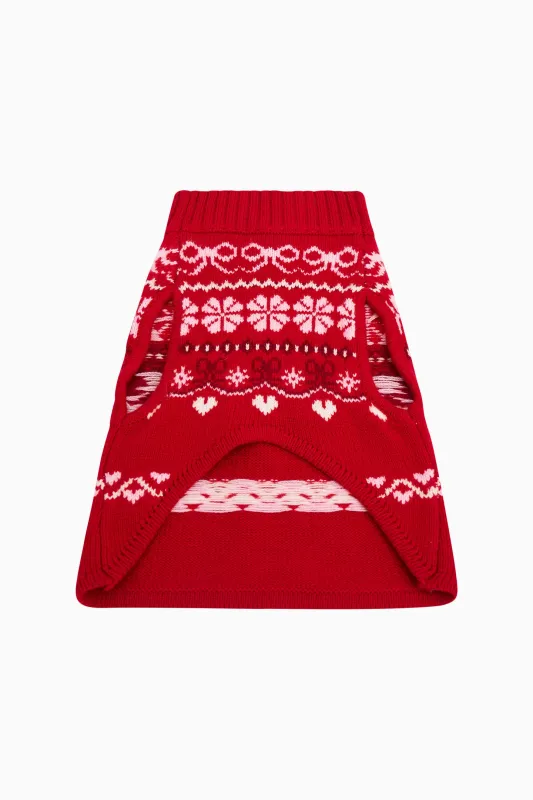 Arindia Wool Dog Sweater made by LoveShackFancy