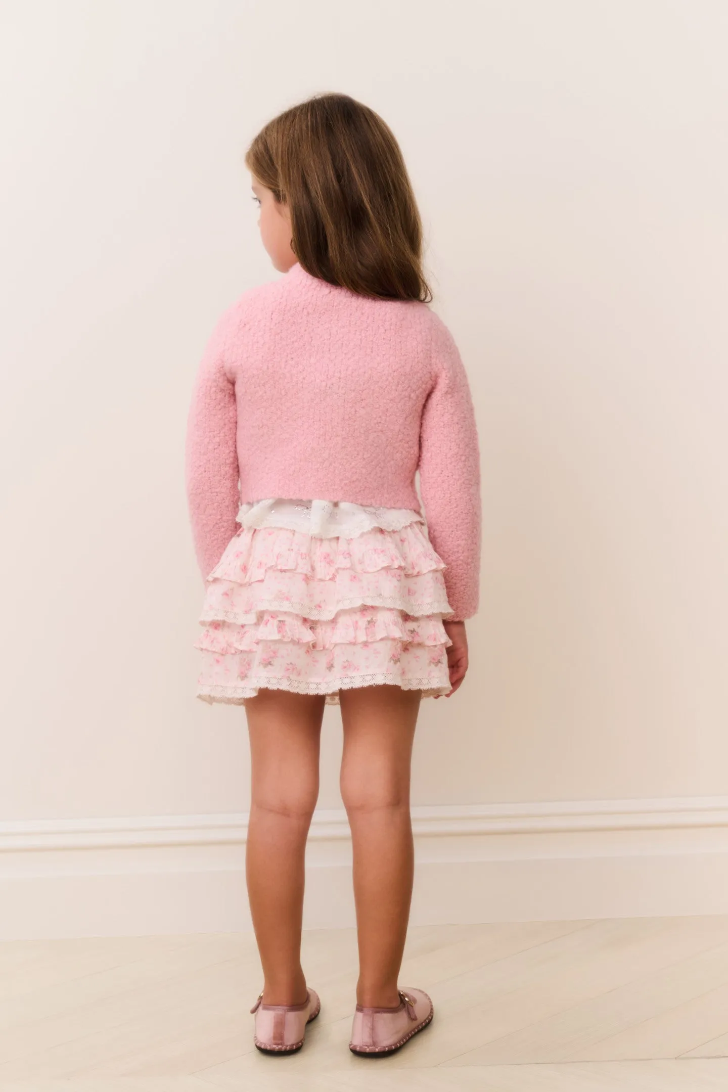 Little Girls Journelle Embellished Cardigan sold by LoveShackFancy product image thumbnail 4
