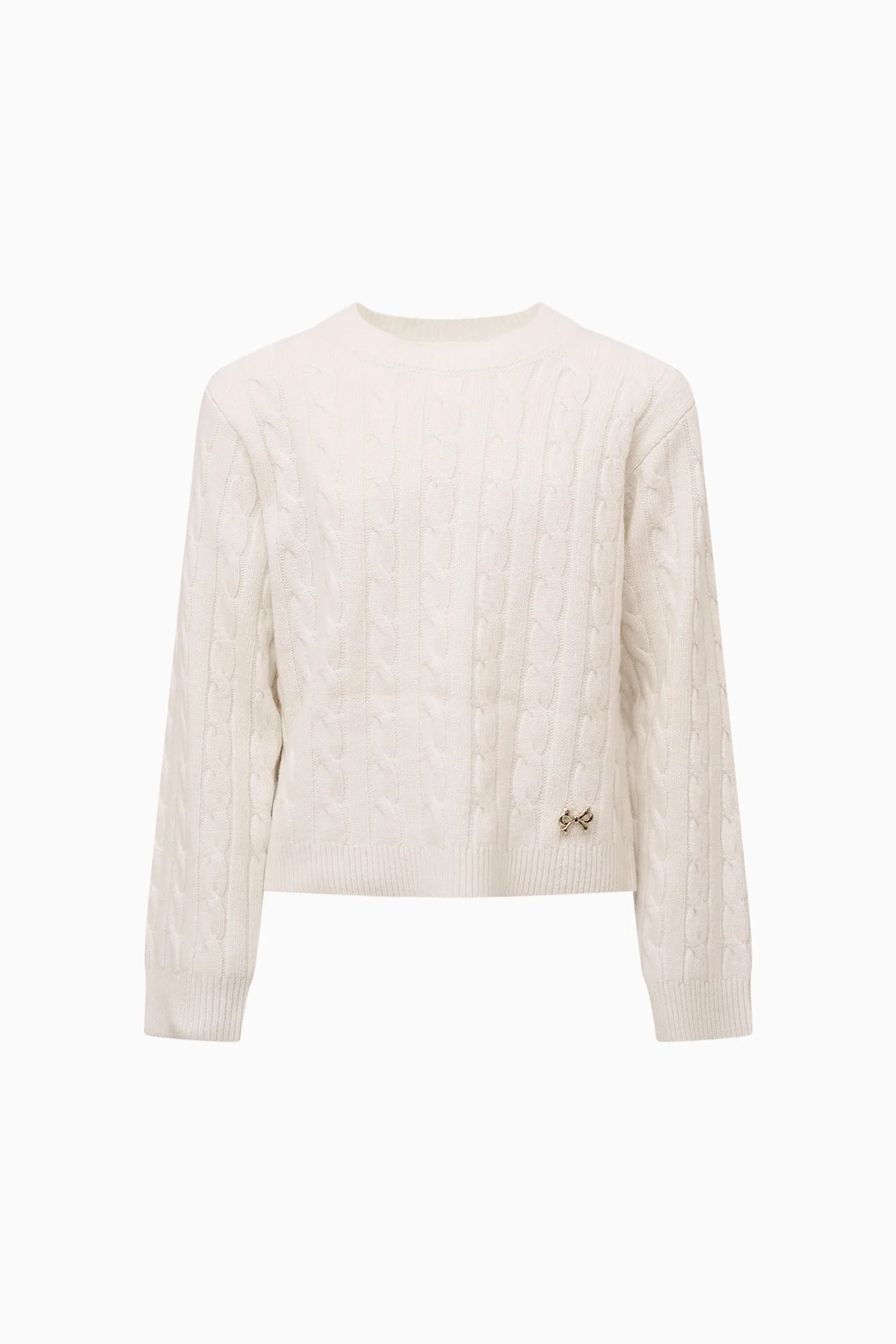 Little Girls Sallie Cable Knit Pullover sold by LoveShackFancy product image thumbnail 5