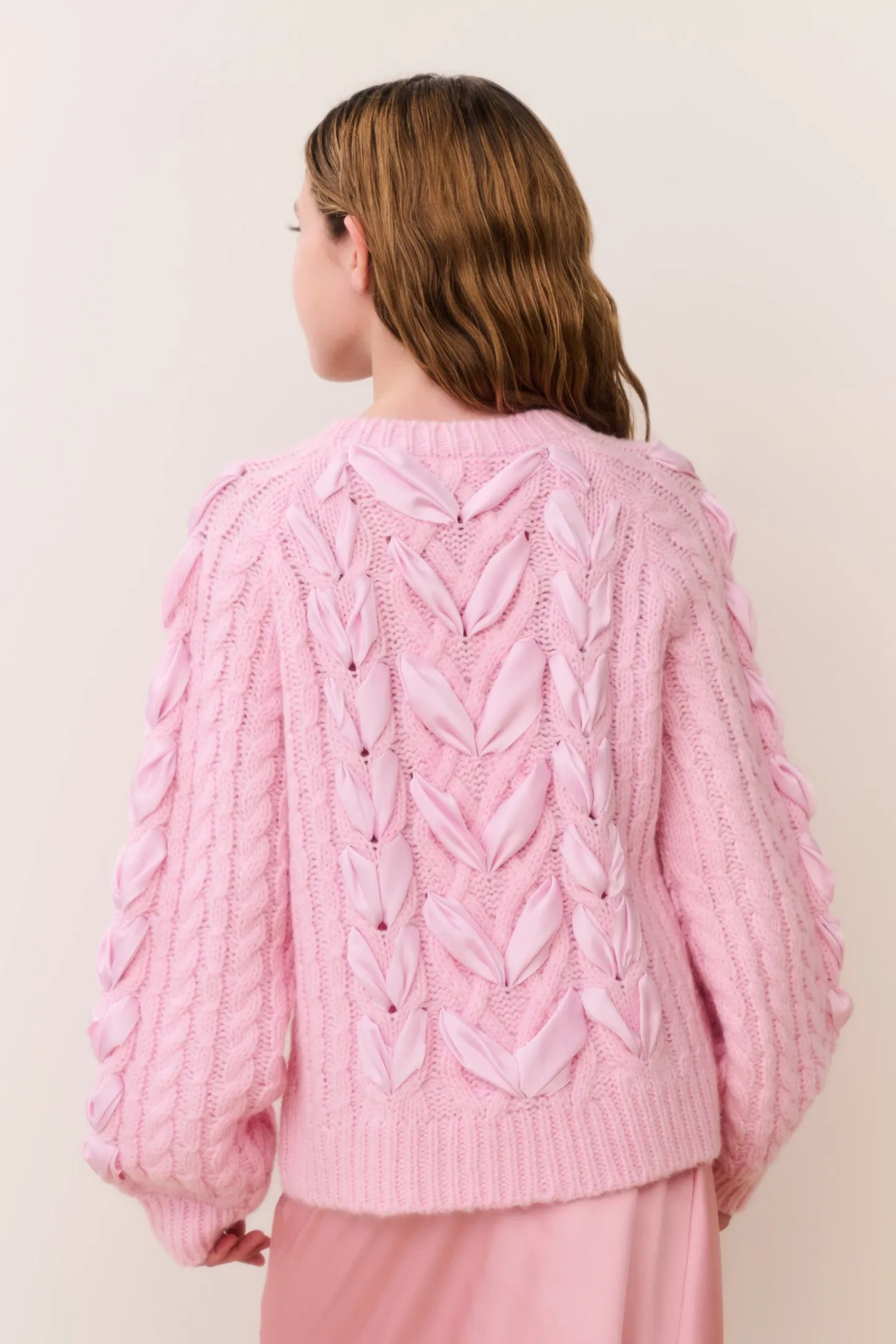 Tween Doria Alpaca-Blend Ribbon Pullover sold by LoveShackFancy product image thumbnail 3