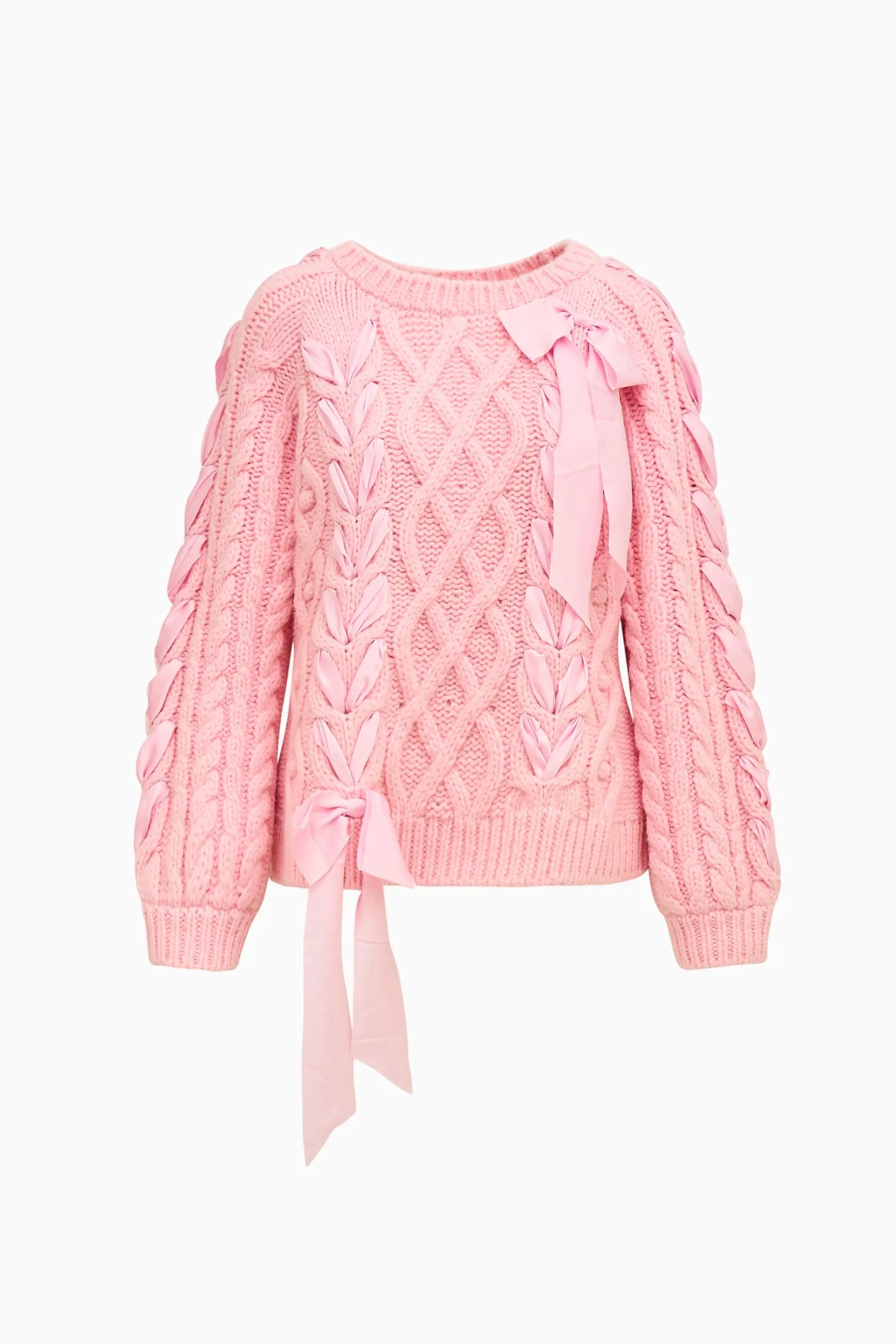 Kloss Alpaca-Blend Ribbon Pullover sold by LoveShackFancy product image thumbnail 5