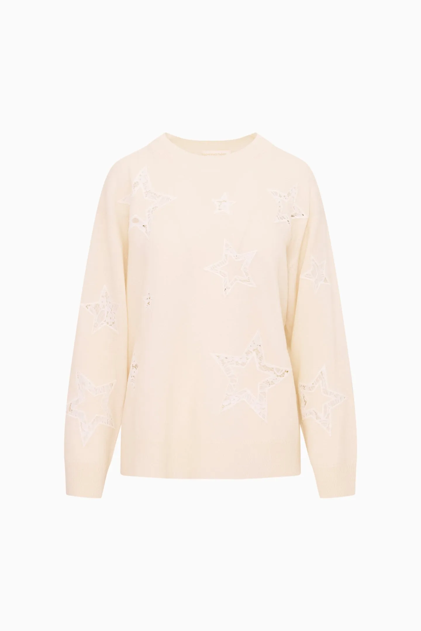Westcott Wool-Cashmere Lace Star Pullover sold by LoveShackFancy product image thumbnail 5