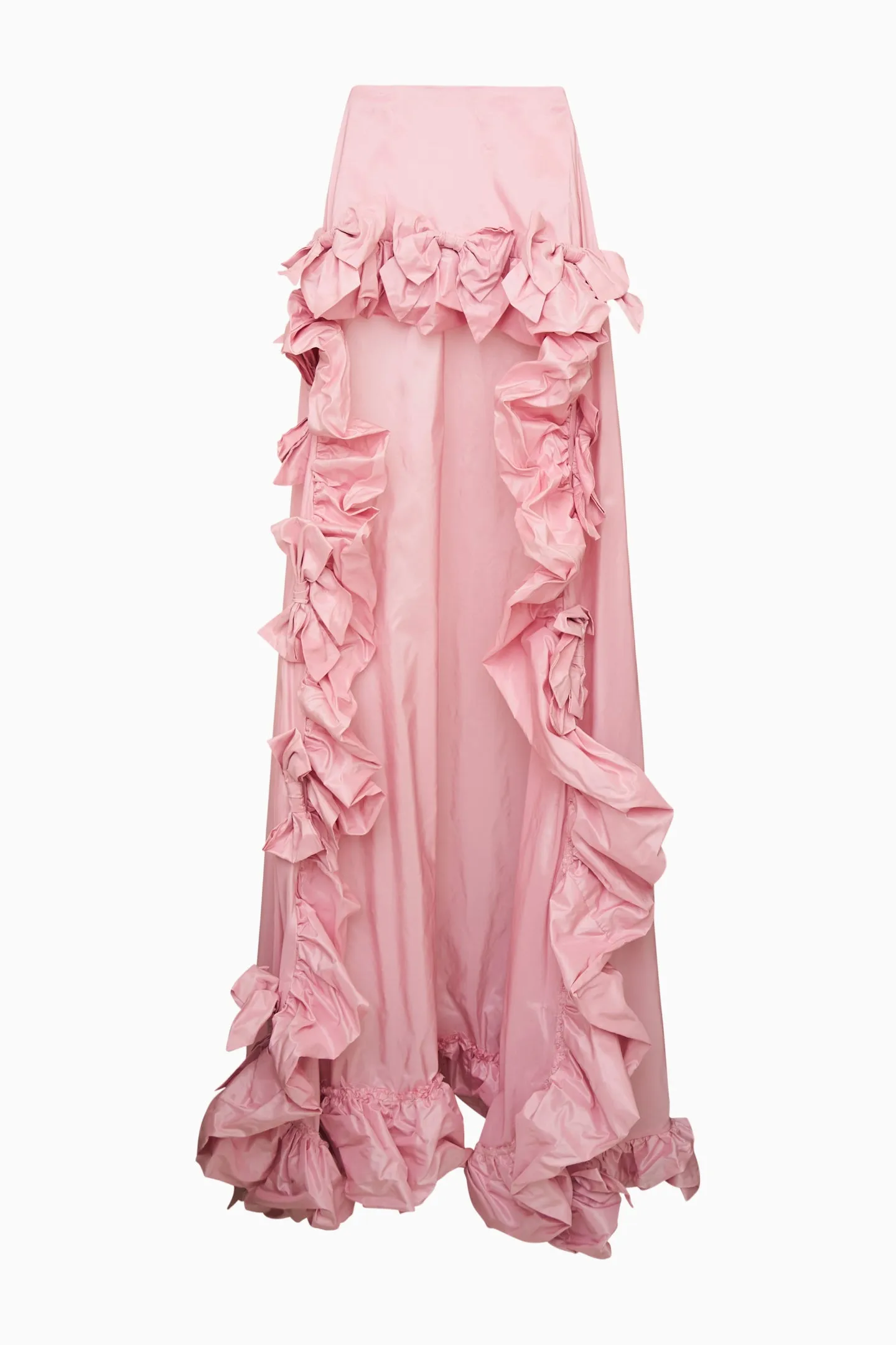 Olivera Taffeta Bow High-Low Skirt sold by LoveShackFancy product image thumbnail 5