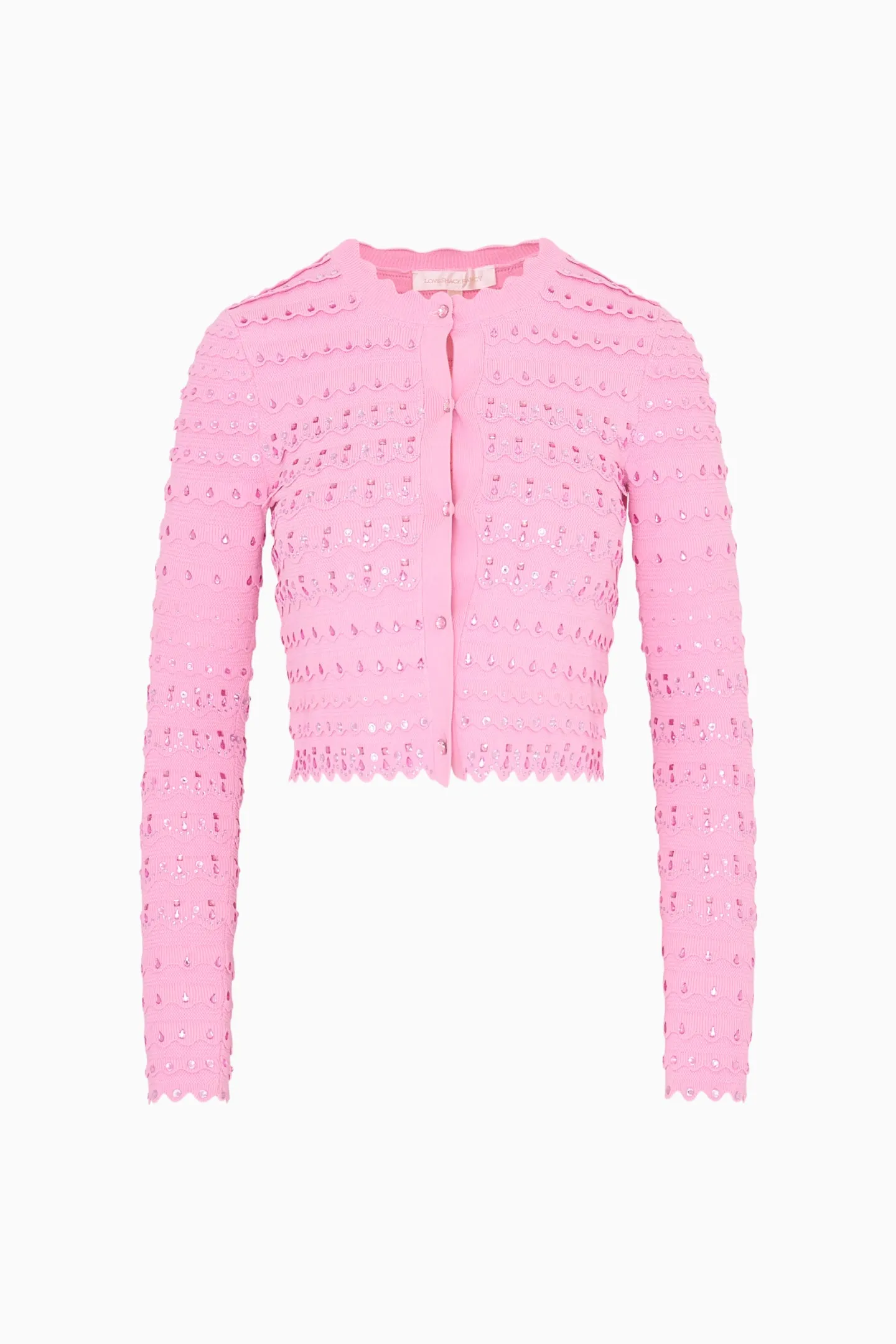 Ferris Sequin Scallop Cardigan sold by LoveShackFancy product image thumbnail 5