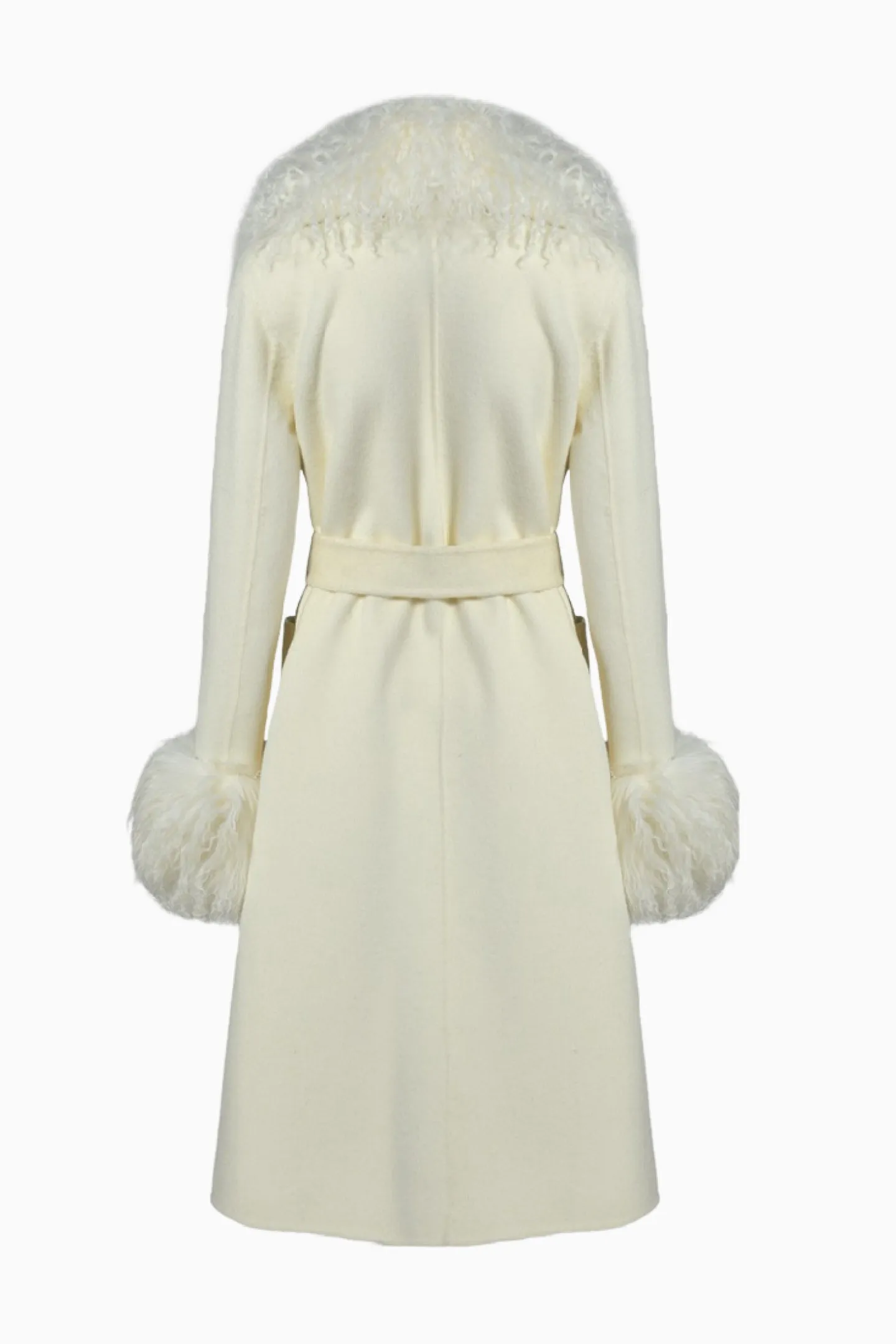 Susanna Chow Inez Cashmere Shearling Coat sold by LoveShackFancy product image thumbnail 2
