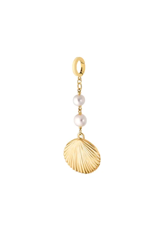 Dorne Pearlescent Shell Memento Charm sold by LoveShackFancy