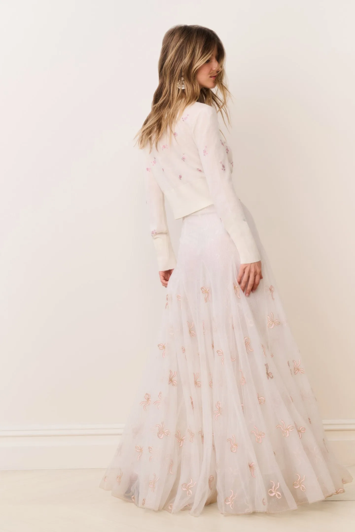 Adeanne Secret Crush Wool Cardigan sold by LoveShackFancy product image thumbnail 5