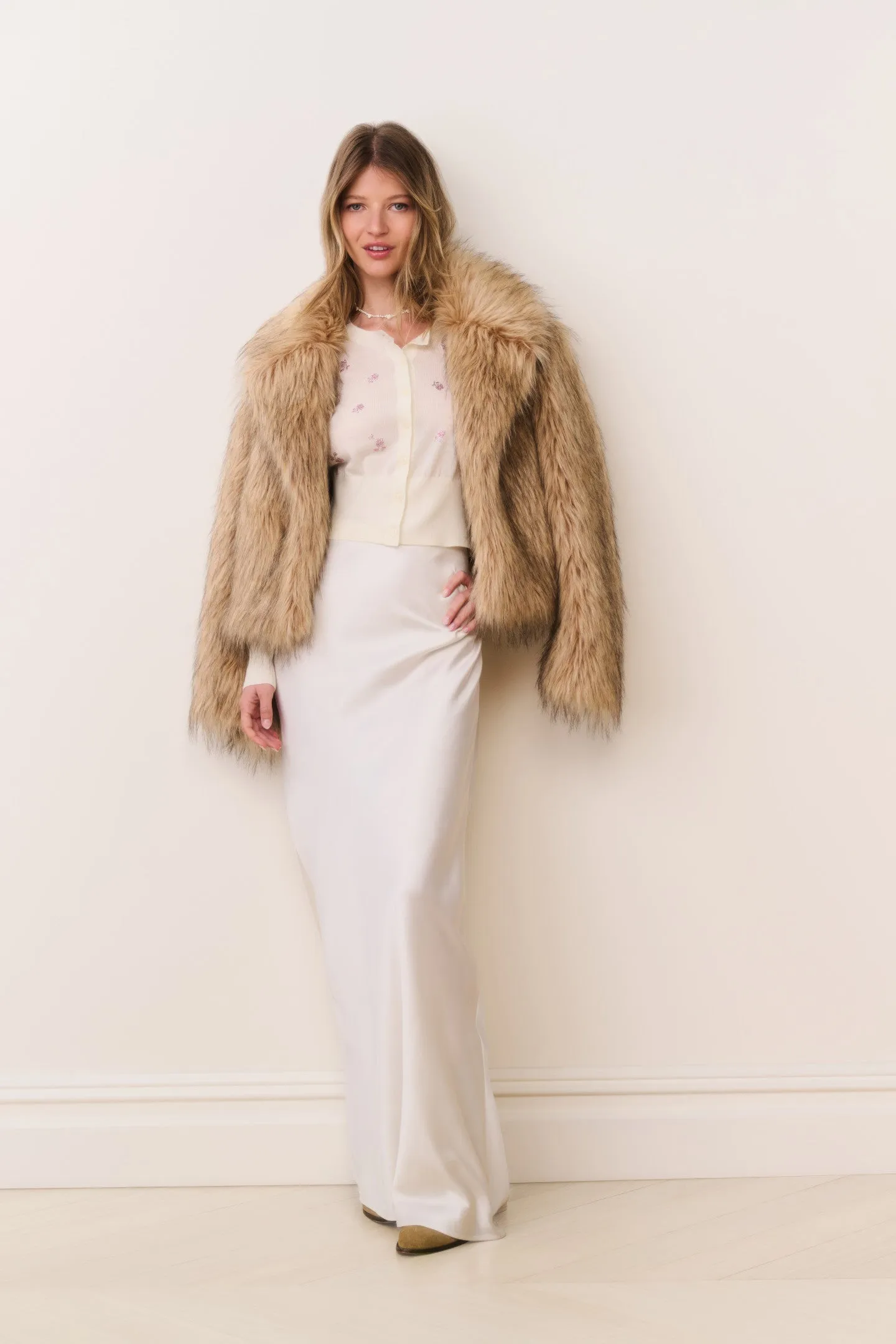 Valina Faux Fur Jacket sold by LoveShackFancy product image thumbnail 2