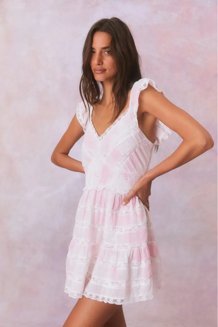 Finny Upcycled Cotton Mini Dress sold by LoveShackFancy product image thumbnail 4