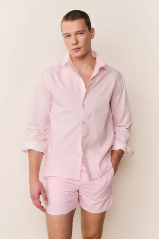 MR FANCY Hudley Pink Unisex Shirt sold by LoveShackFancy