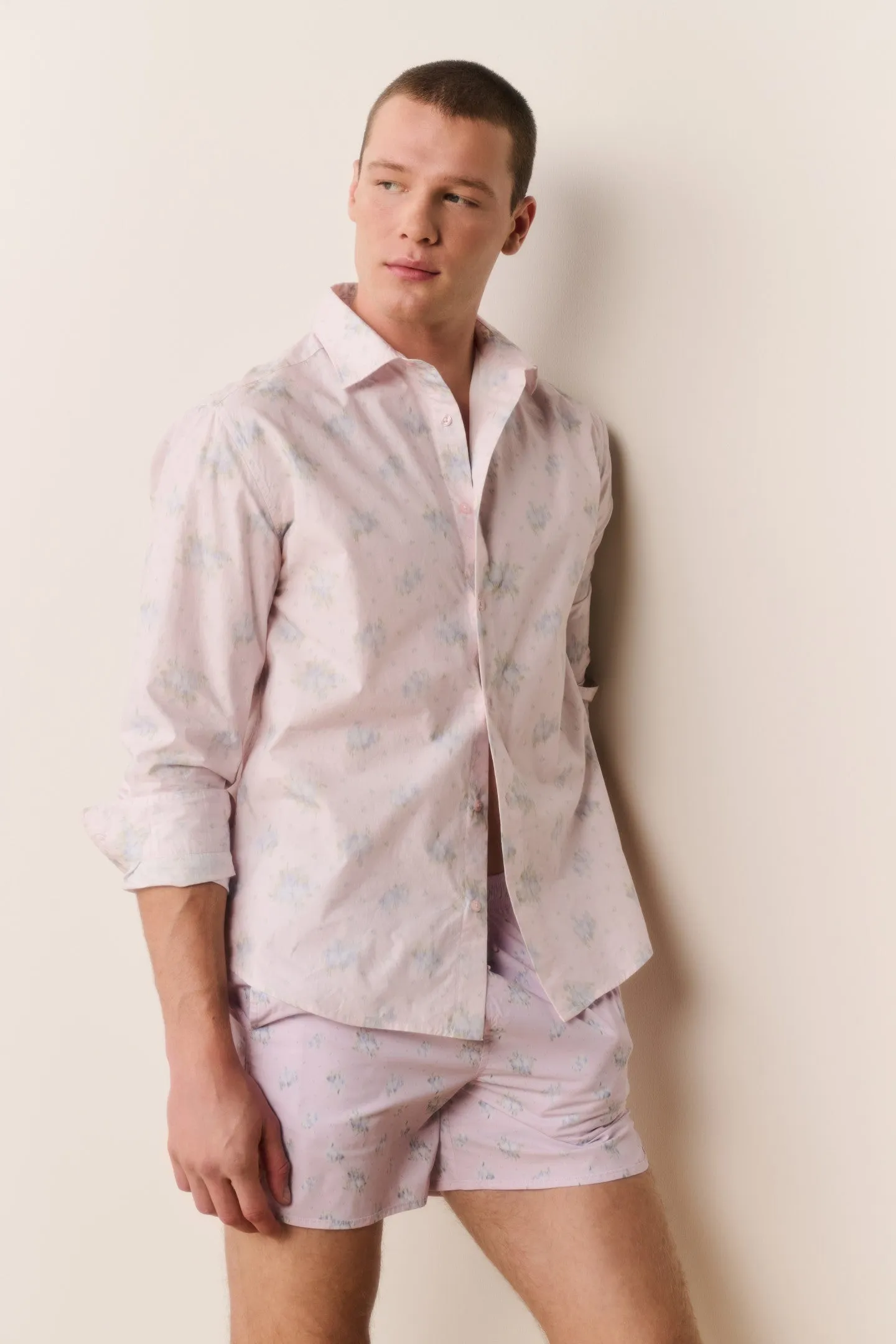 Hudley Floral Unisex Shirt sold by LoveShackFancy product image thumbnail 3
