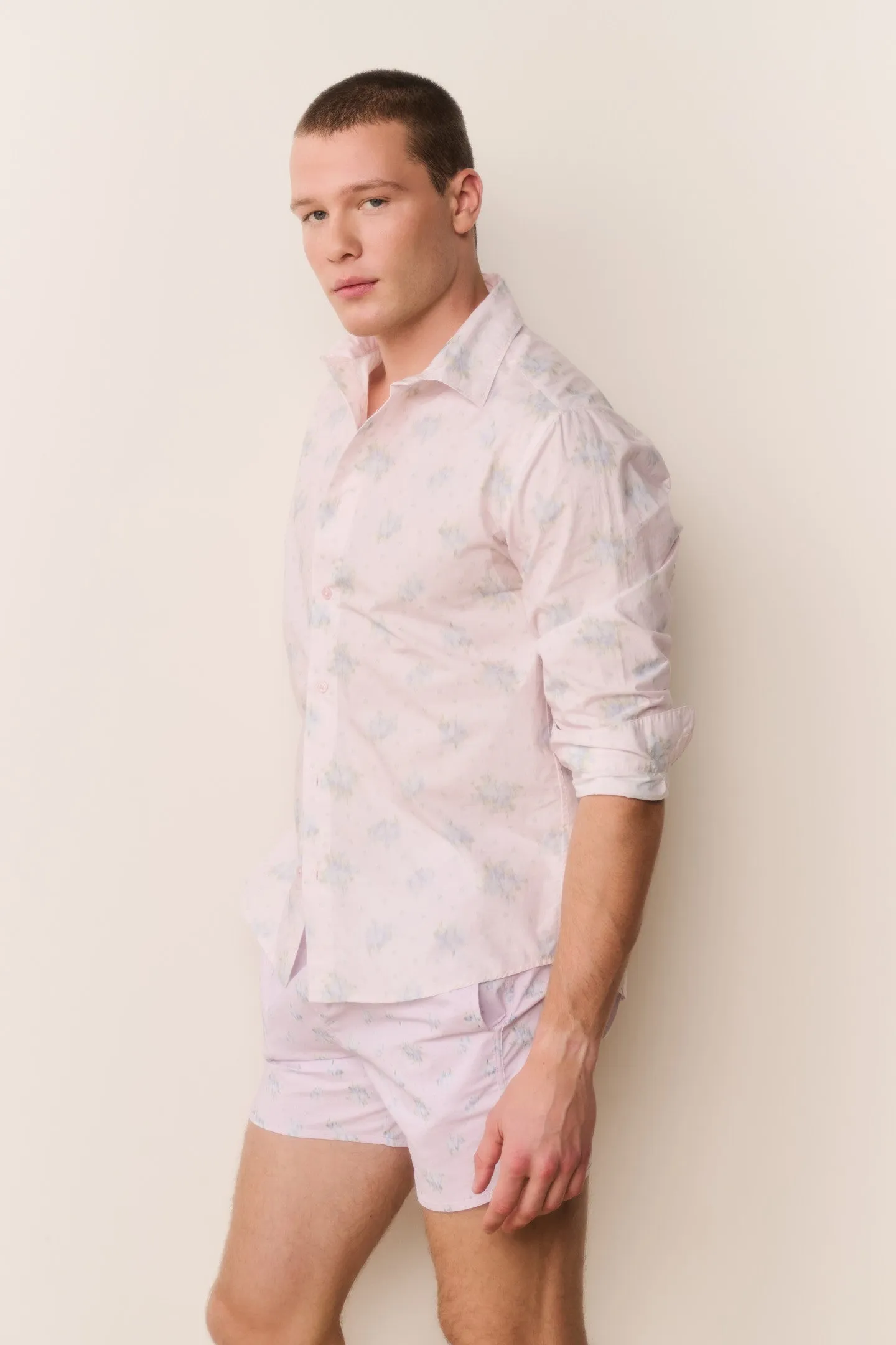 Hudley Floral Unisex Shirt sold by LoveShackFancy product image thumbnail 4