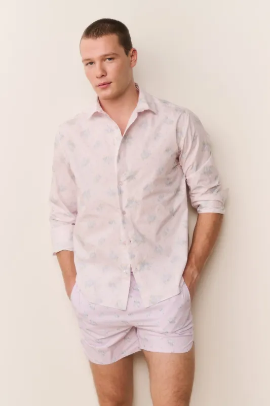 MR FANCY Hudley Floral Unisex Shirt sold by LoveShackFancy