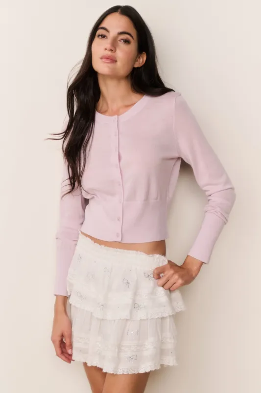 Adeanne Pastel Wool Cardigan sold by LoveShackFancy