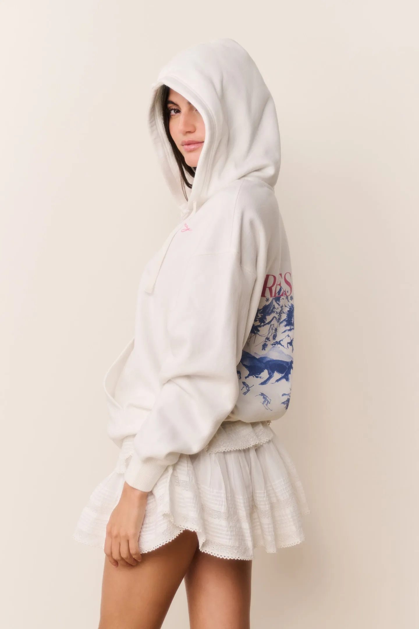 Ballie Ski Zip-Up Hoodie sold by LoveShackFancy product image thumbnail 4