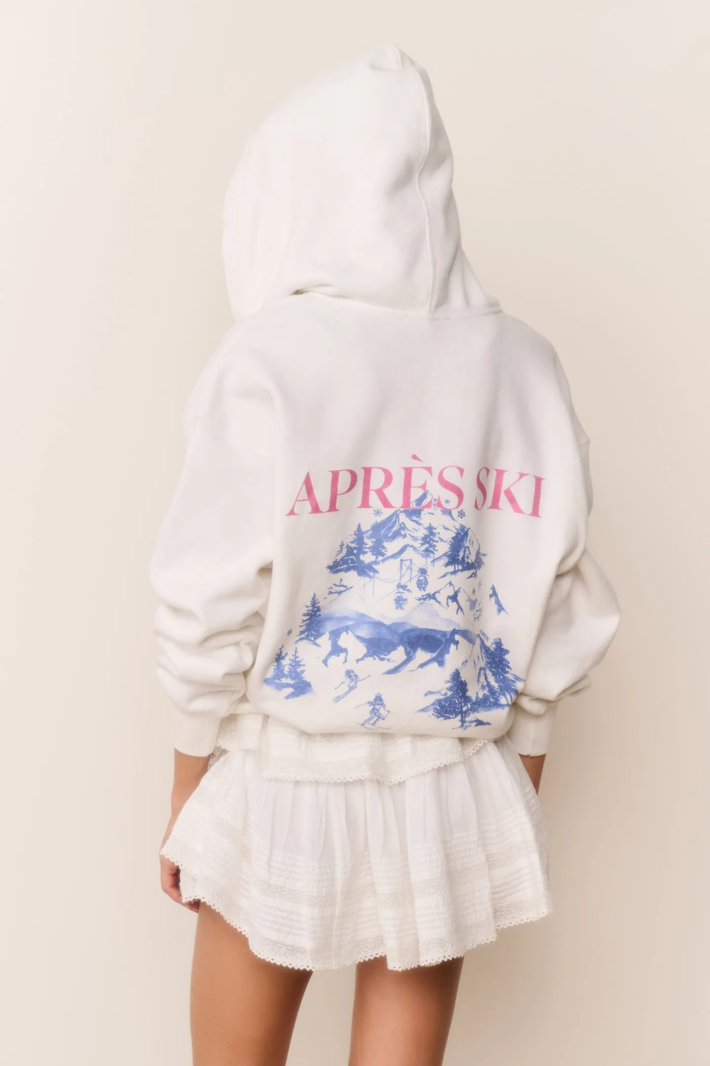 Ballie Ski Zip-Up Hoodie sold by LoveShackFancy product image thumbnail 3