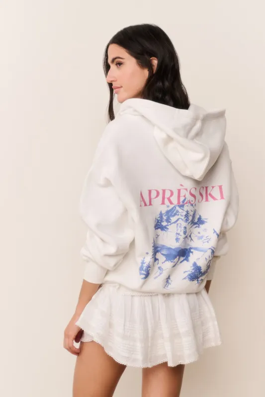 Ballie Ski Zip-Up Hoodie sold by LoveShackFancy