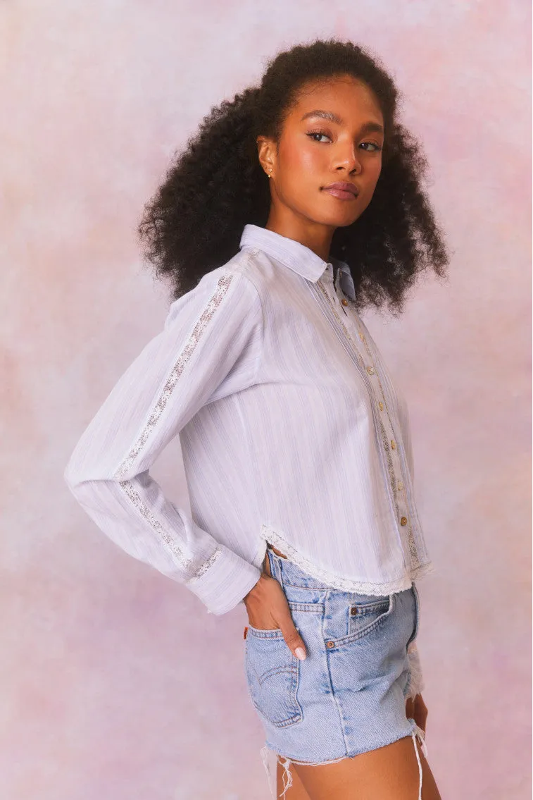 Rosaway Cotton Stripe Top sold by LoveShackFancy product image thumbnail 3