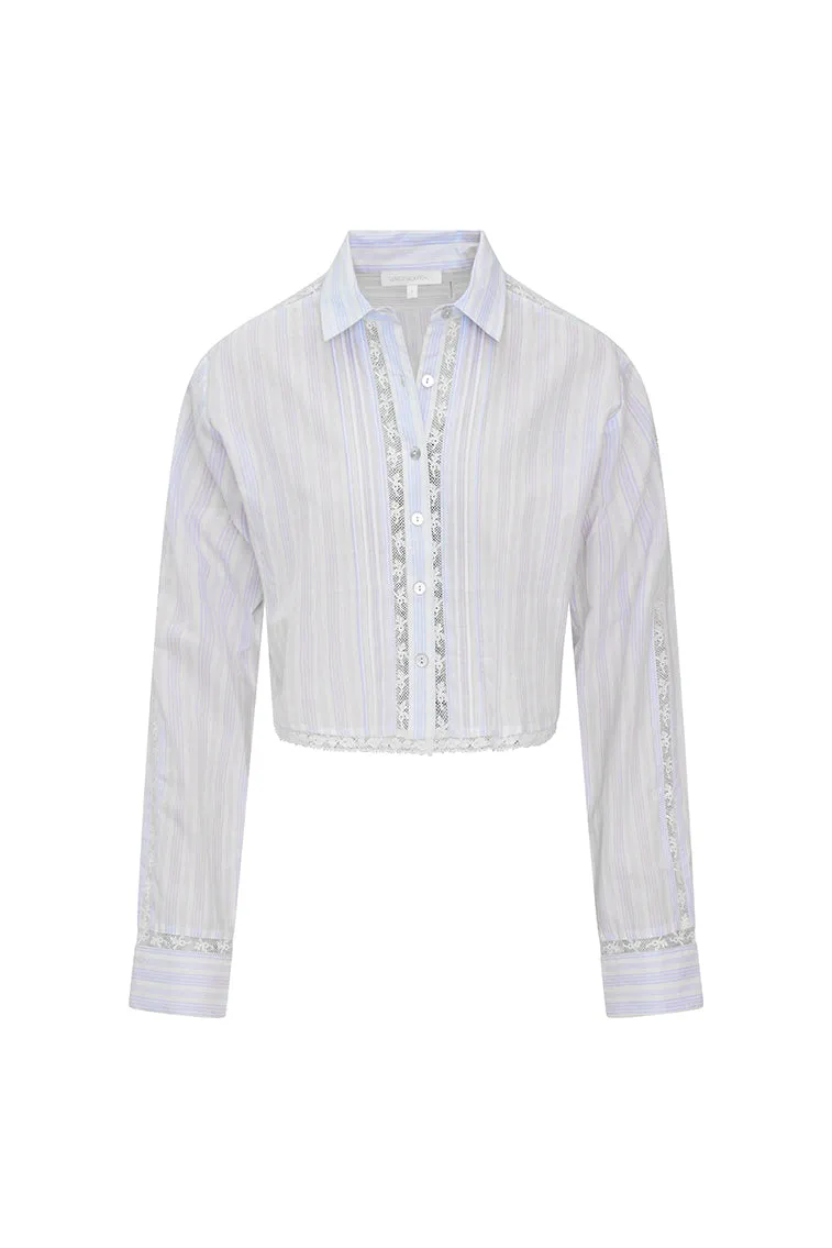 Rosaway Cotton Stripe Top sold by LoveShackFancy product image thumbnail 5