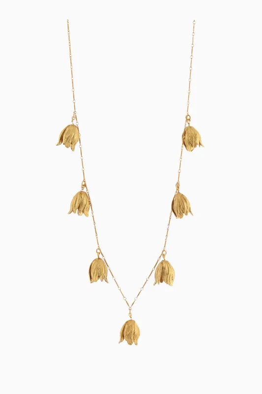 We Dream In Colour Tulip Necklace sold by LoveShackFancy