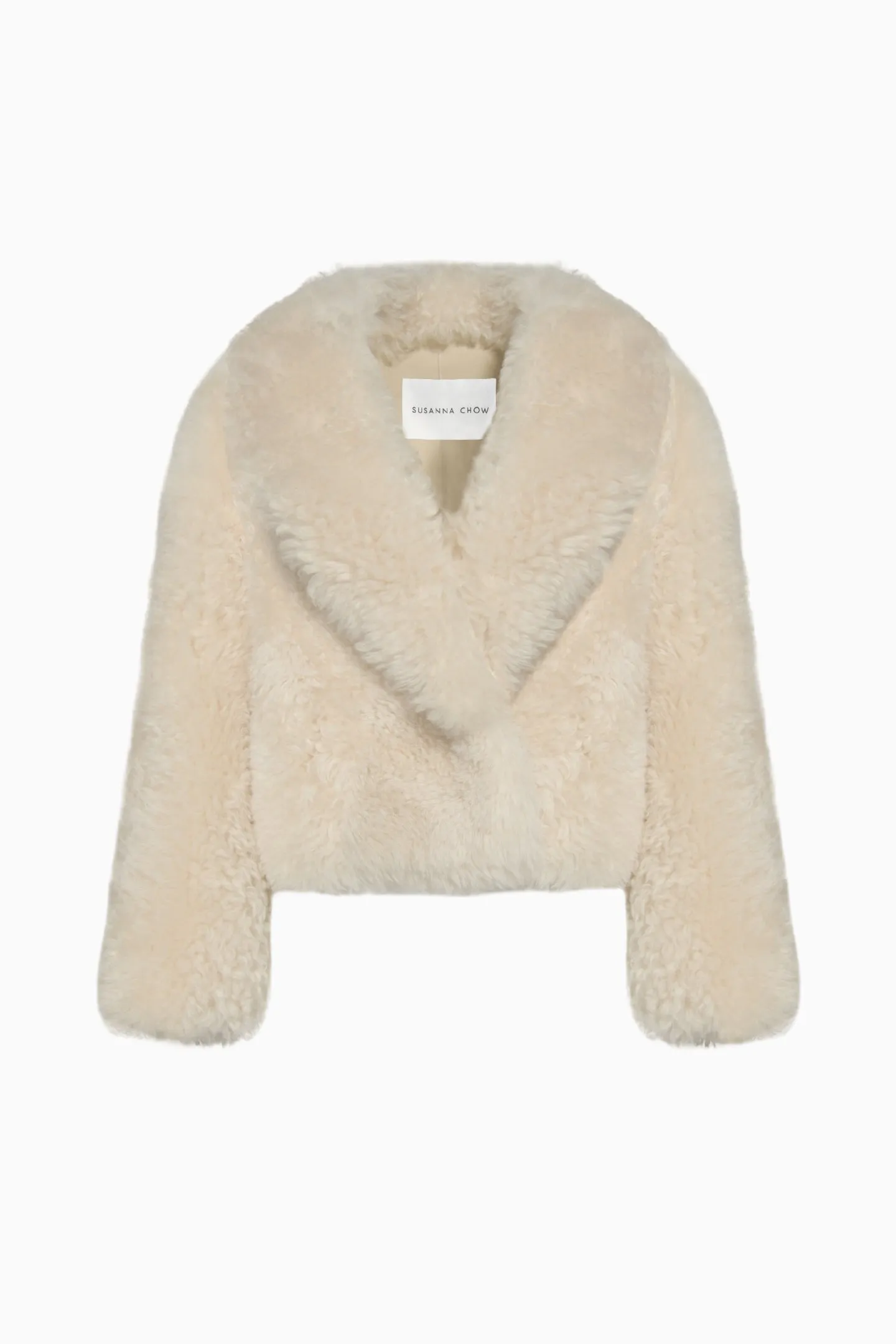 Susanna Chow Ayla Shearling Coat sold by LoveShackFancy