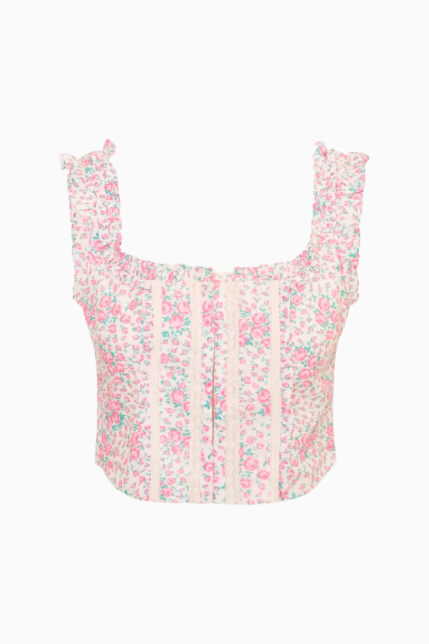 Re-Edition Georgie Floral Cotton Bustier sold by LoveShackFancy product image thumbnail 5