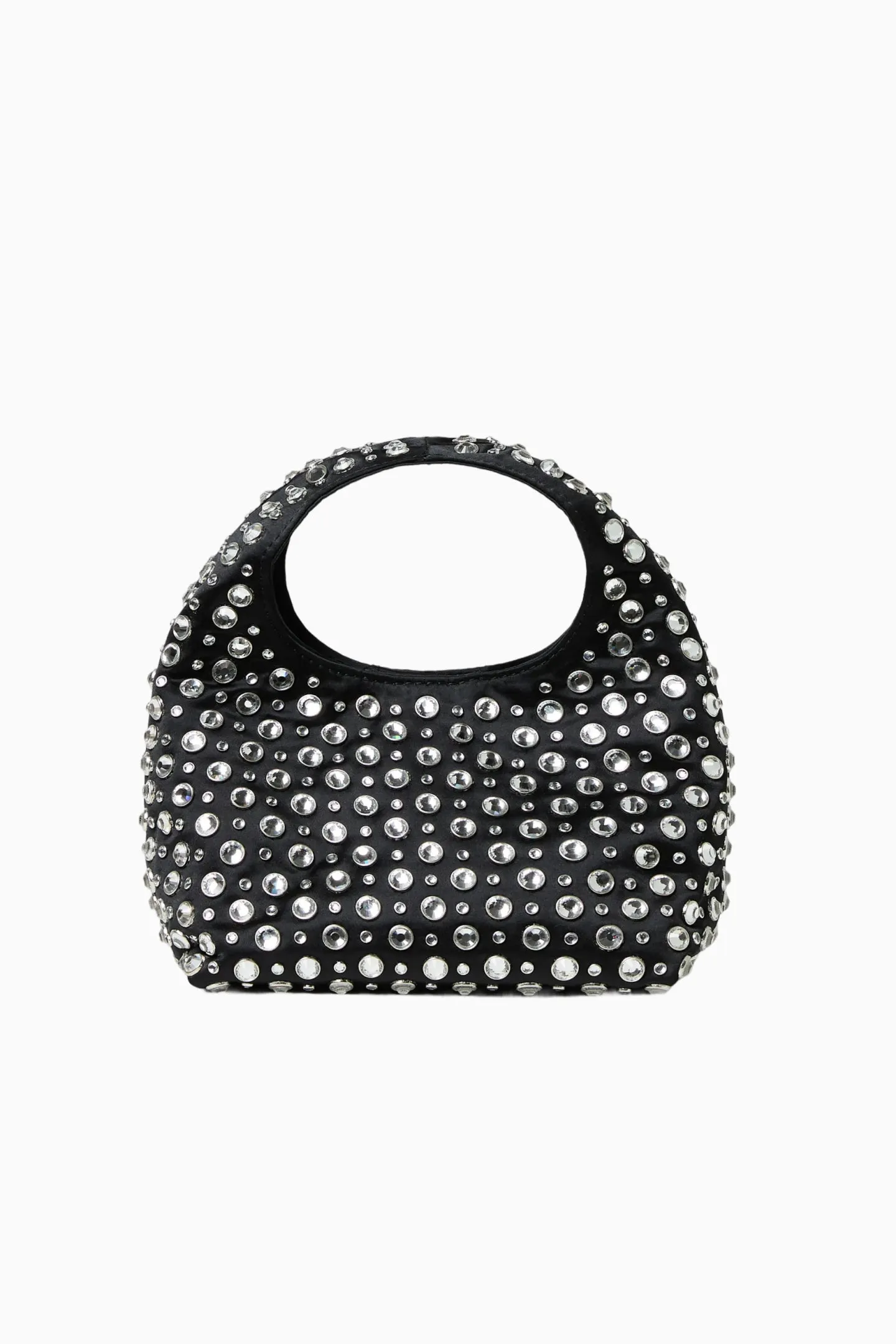 Loeffler Randall Kenzie Mini Black Bucket Clutch sold by LoveShackFancy