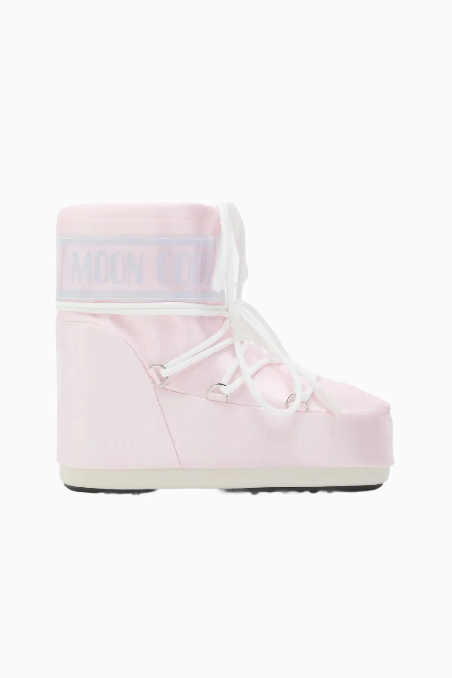 Moon Boot Icon Low Rose Pearly Boots sold by LoveShackFancy
