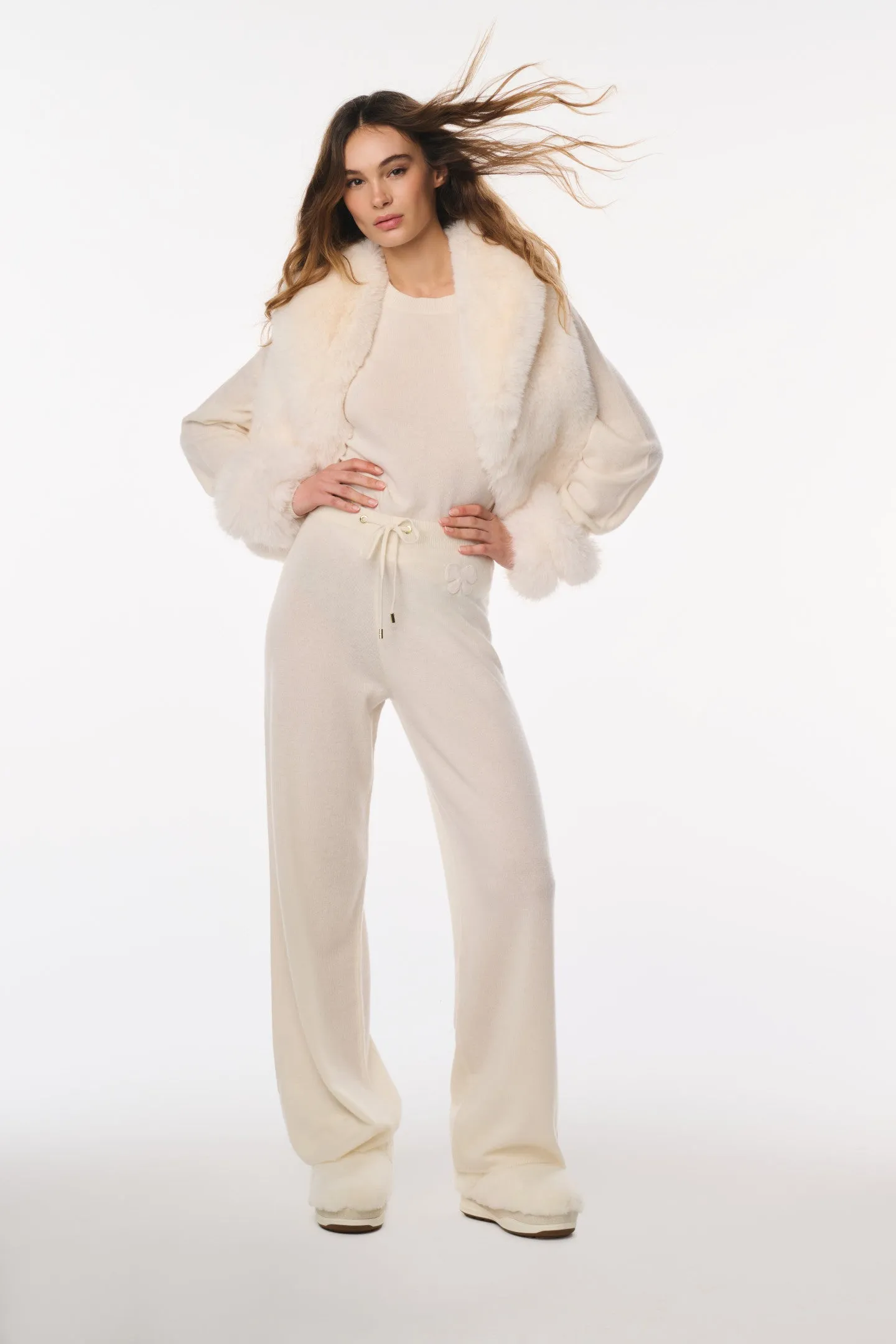 LoveShackFancy x MAX&MOI Billie Wool-Cashmere Pant sold by LoveShackFancy product image thumbnail 2