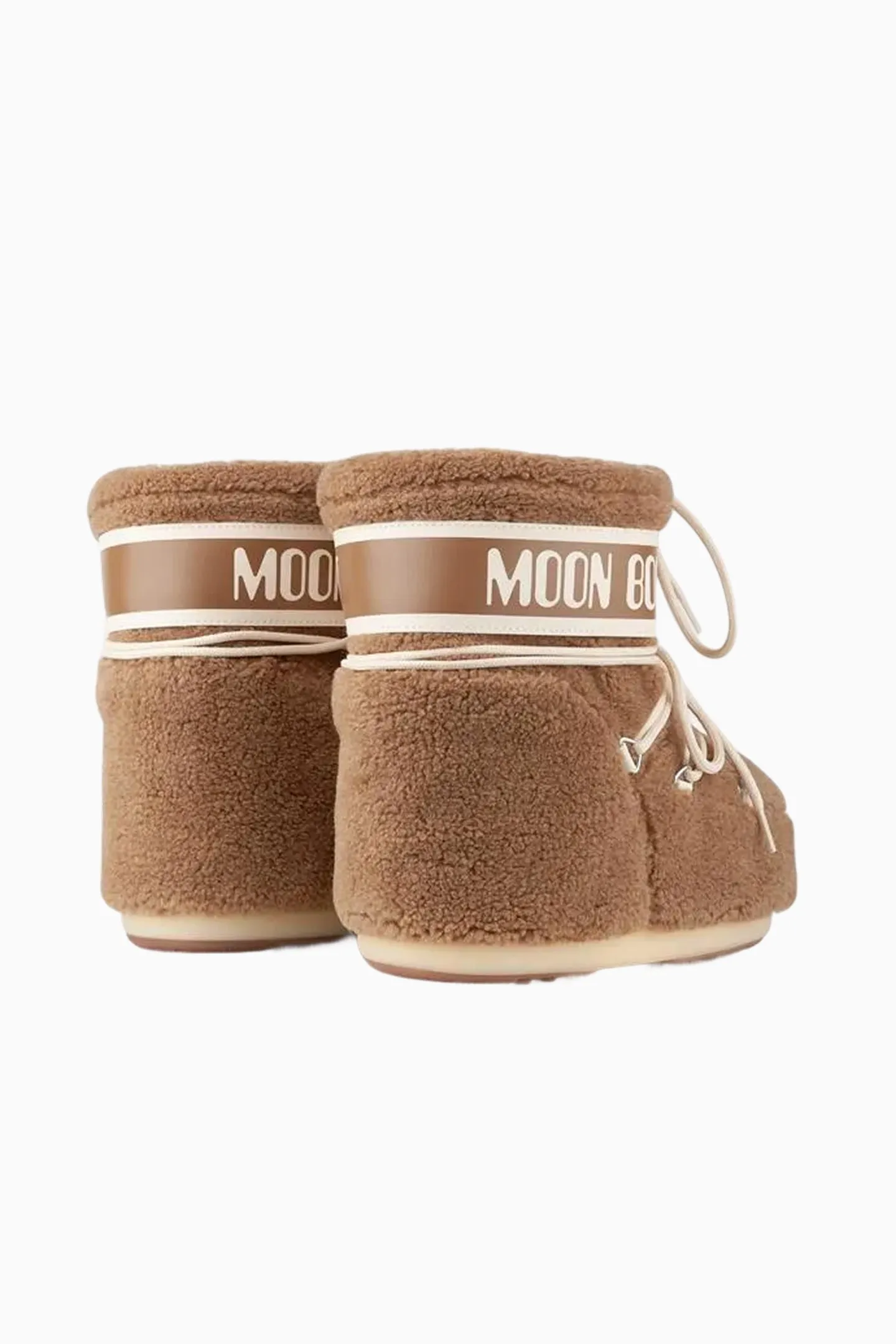 Moon Boot Icon Low Camel Fleece Boots sold by LoveShackFancy product image thumbnail 2